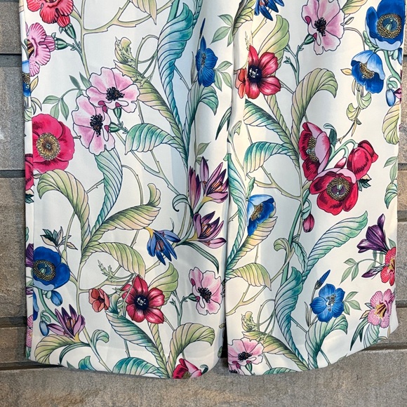 Ann Taylor Wide Leg Floral Pants - Picture 8 of 11